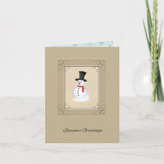 Snowman Kerstmis Kaart