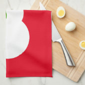 Snowman Kerstmis Kitchen Towel Theedoek (Quarter Fold)