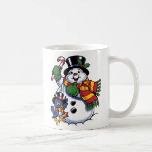 Snowman Kerstmis Koffiemok (Rechts)