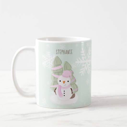 Snowman Kerstmis Koffiemok (Links)