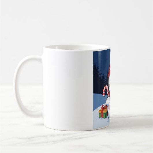 Snowman Kerstmis Koffiemok (Links)