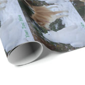 snowman - kerstmis kus cadeaupapier (Rol Hoek)