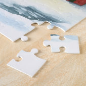 Snowman Kerstmis Legpuzzel (Zijkant)