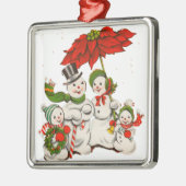  Snowman Kerstmis Metalen Ornament (Links)