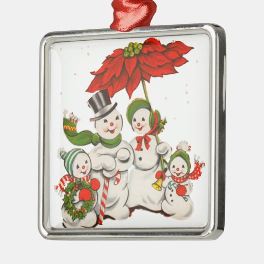  Snowman Kerstmis Metalen Ornament (Links)