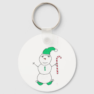 Snowman Kerstmis Sleutelhanger