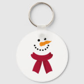 Snowman Kerstmis Sleutelhanger (Voorkant)
