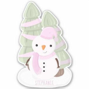Snowman Kerstmis Sticker