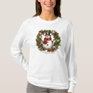 Snowman Kerstmis T-shirt