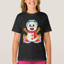 Snowman-kerstmuziek T-shirt