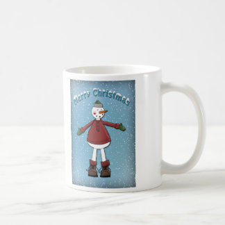 Snowman - kerstontwerp koffiemok