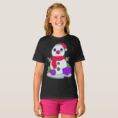 Snowman kerstpakket t-shirt (Voorkant volledig)