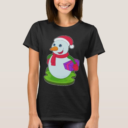 Snowman kerstpakket t-shirt (Voorkant)