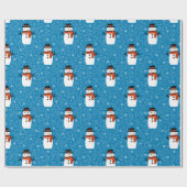 Snowman-kerstpapier Cadeaupapier (Vlak)