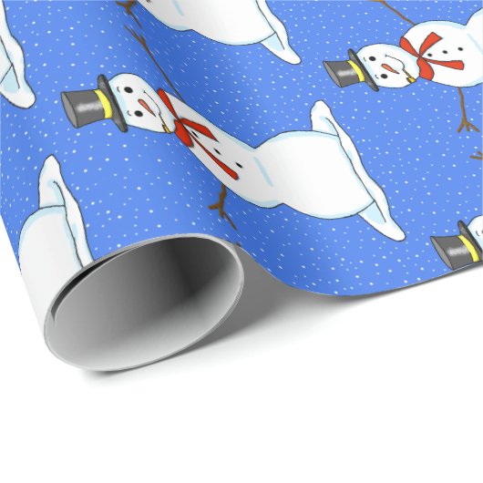 Snowman-kerstpapier Cadeaupapier (Rol Hoek)