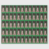Snowman-kerstpapier Cadeaupapier (Vlak)