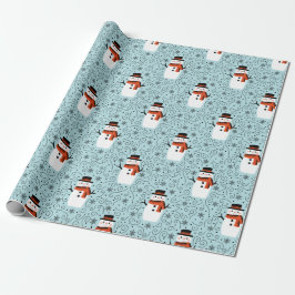 Snowman-kerstpapier Cadeaupapier
