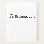 Snowman kerstplanner planner (Achterkant)