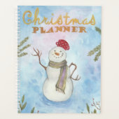 Snowman kerstplanner planner (Voorkant)