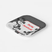 Snowman-kerstplein Papieren Bordje (Gebogen)