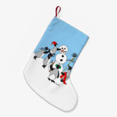 Snowman kerststaart kleine kerstsok (Voorkant (Hangend))