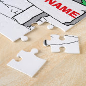 Snowman-kerststijl Legpuzzel (Zijkant)