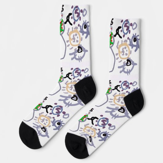 Snowman kind sokken (Links)