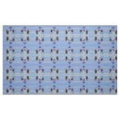 Snowman Kinder fabric Stof (Fat Quarter)