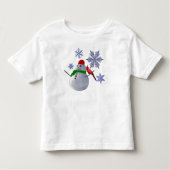 Snowman Kinder Shirts (Voorkant)