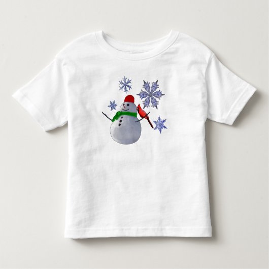 Snowman Kinder Shirts (Voorkant)