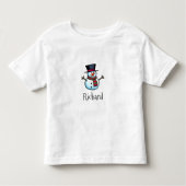 Snowman Kinder Shirts (Voorkant)