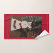 Snowman Kitchen Hand Towel Handdoek (Handdoek)