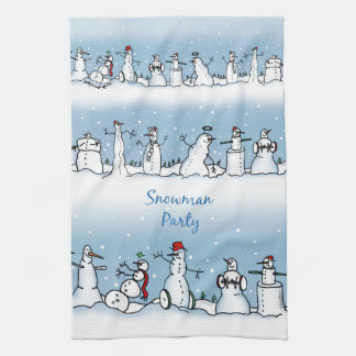 Snowman Kitchen Towel Theedoek