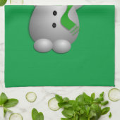Snowman Kitchen Towel Theedoek (Gevouwen)