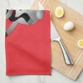 Snowman Kitchen Towel Theedoek (Quarter Fold)