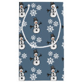 Snowman Klein Cadeauzakje (Achterkant)