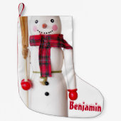 Snowman Kleine Kerstsok (Voorkant)