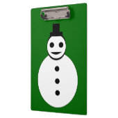 Snowman-klembord glimlachen klembord (Links)