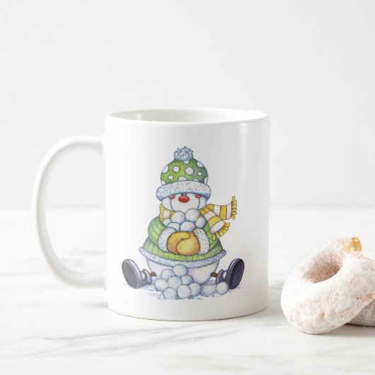 Snowman Koffiemok (Met donut)