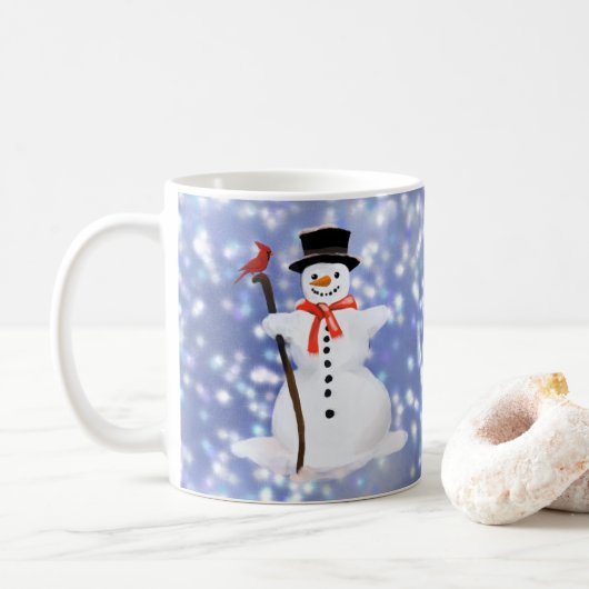 Snowman Koffiemok (Met donut)