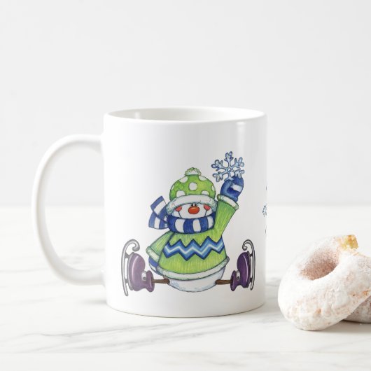 Snowman Koffiemok (Met donut)