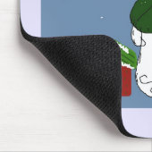 Snowman - Koude handen, Warm hart Muismat (Hoek)