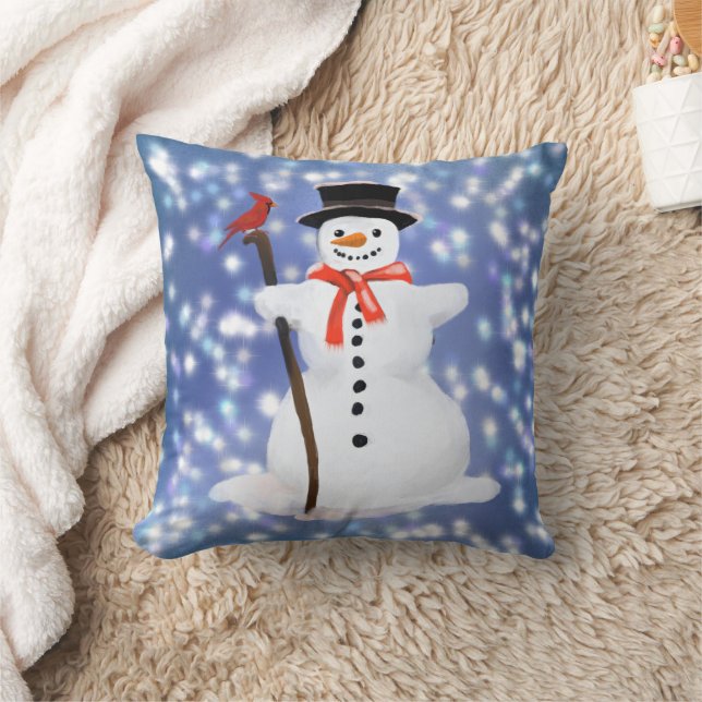 Snowman Kussen (Deken)