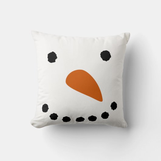 Snowman Kussen (Voorkant)