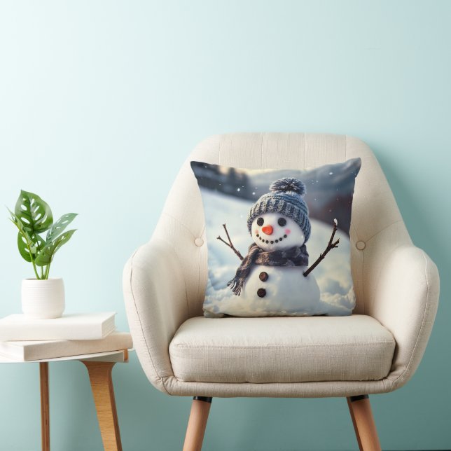 Snowman Kussen (Stoel)