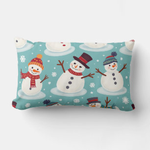 Snowman-kussen Kussen