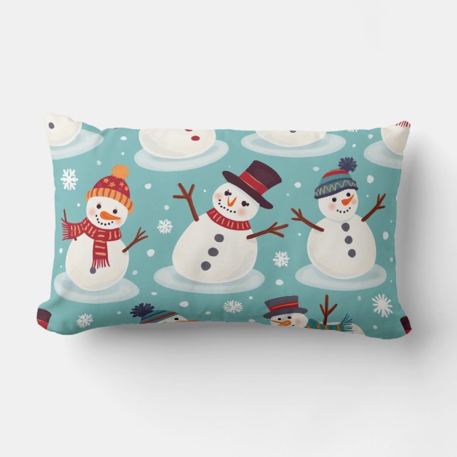 Snowman-kussen Kussen (Voorkant)