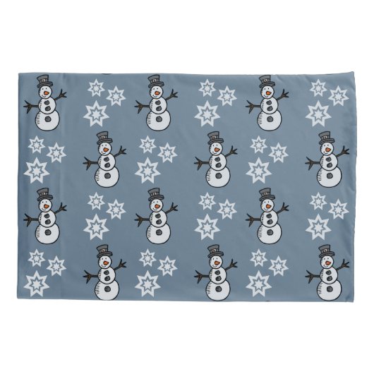 Snowman Kussensloop (Achterkant)