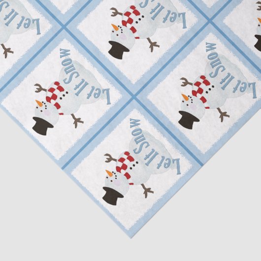 Snowman: Laat het papier van het sneeuwwitboek (Detail)