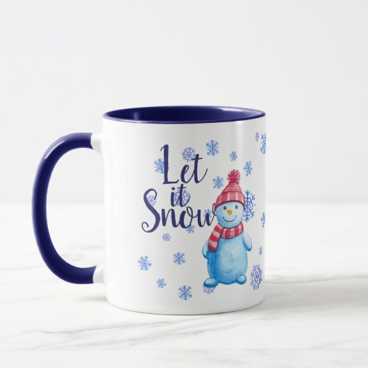 Snowman laat het sneeuwen mok (Links)